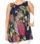 BNY Corner Sleeveless Pattern Printed