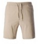 JASSYOY Casual Elastic Drawstring Shorts