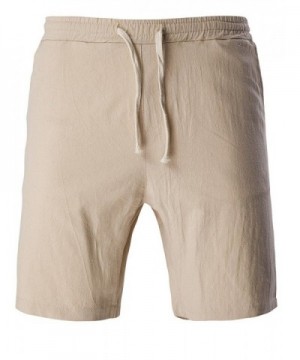 JASSYOY Casual Elastic Drawstring Shorts