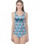 CowCow Christmas Illustration Womens Swimsuit