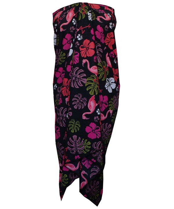 Sarong Women Flamingo Printed Swimsuit