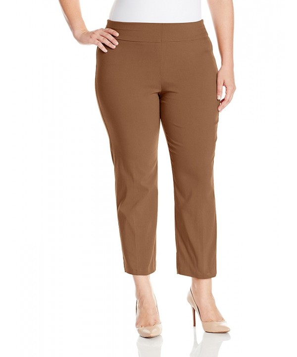 Women's Plus Size Pull-On Solar Millennium Tech Ankle Pant - Fawn ...