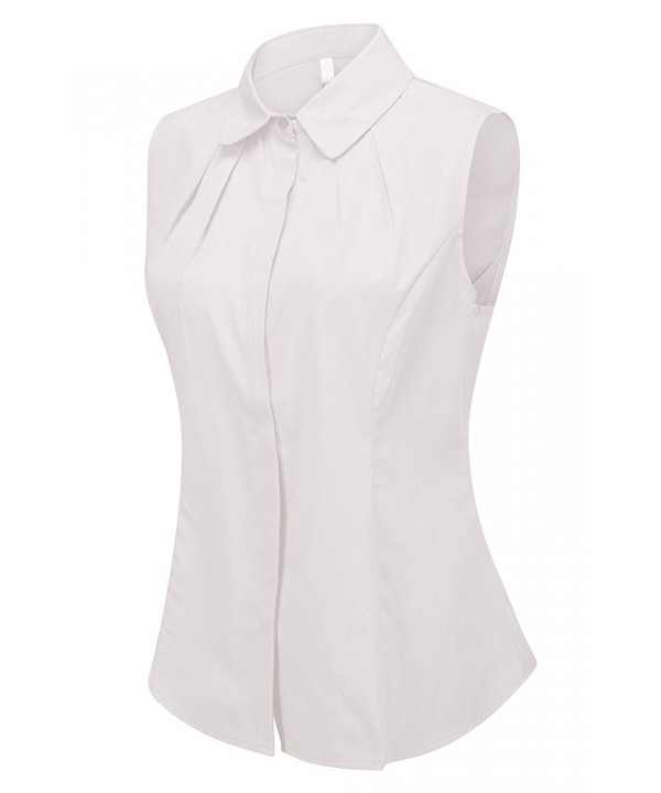 Double Plus Open Sleeveless Collared