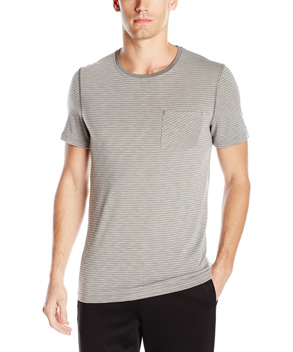 Manduka Transcend T Shirt Stripe Thunder