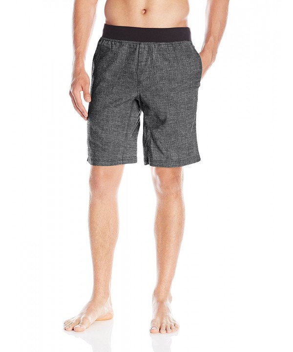 prAna Shorts Large Black Herringbone