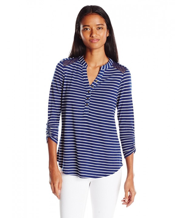 Self Esteem Juniors Stripe Henley