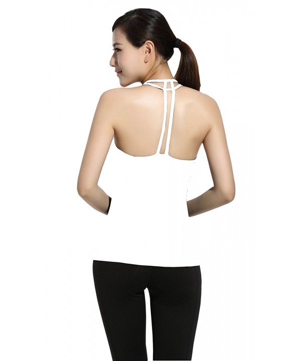 Lotsyle Workout Fitness Stretch Sleeveless