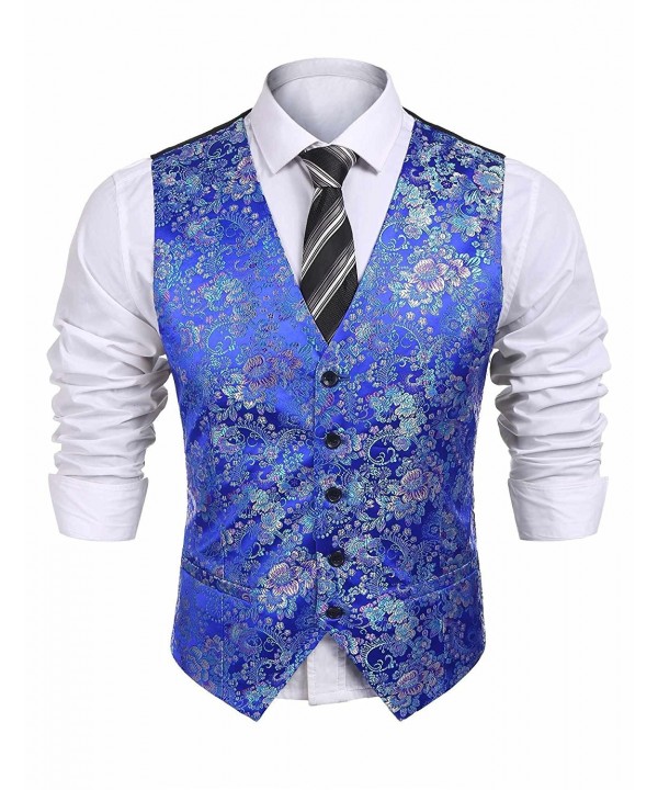 Jinidu Paisley Graphic Fashion Waistcoat