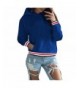 Pullover Hoodies Outerwear Striped Sweatshirt