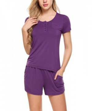 HOTOUCH Womens Sleepwear Bamboo Jersey