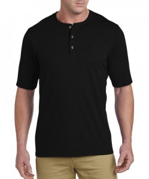 Harbor Bay Wicking Henley Black