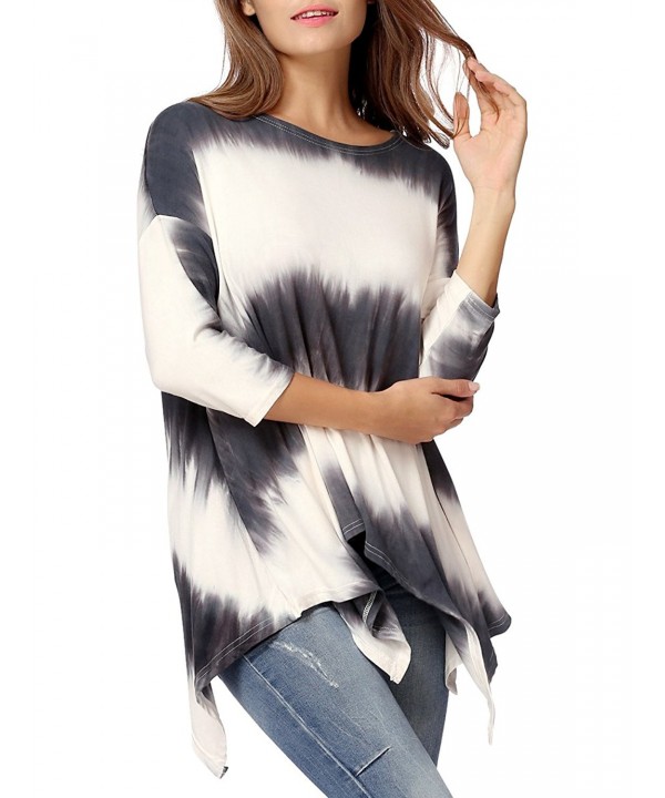 Mixfeer Womens Batwing Irregular Hemline