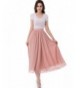 emondora Womens Chiffon Skirts Pleated