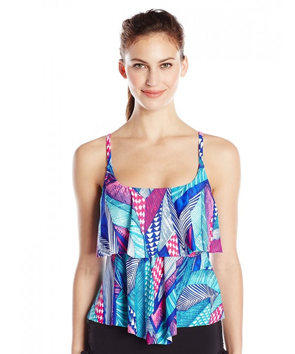 Ocean Avenue Womens Tiered Tankini