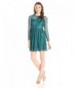 Minuet Womens Sleeve Overlay Green