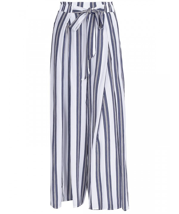 striped womens pants