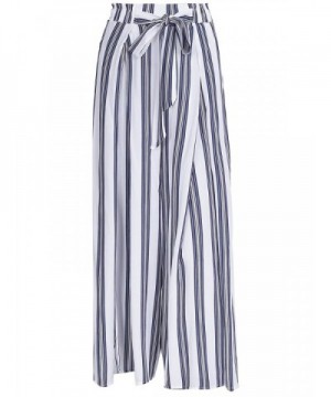 Simplee Elegant Striped Waisted Belted