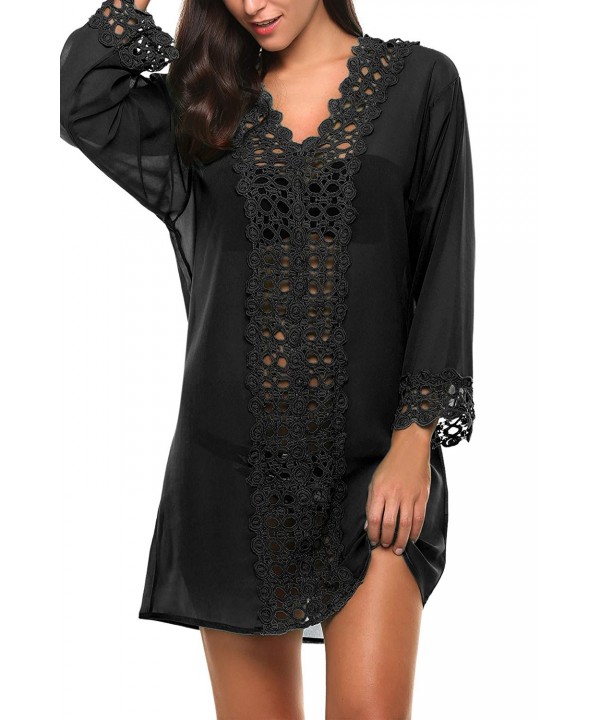 black beach cover up dress