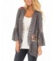 Halife Womens Floral Cardigan Patchwork