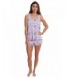 Nouveau Womens Patterned Sporty Pajama