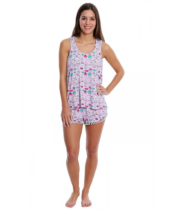 Nouveau Womens Patterned Sporty Pajama