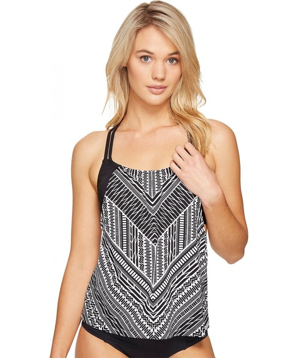 Jantzen Womens Crossing Layered Tankini