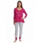 WallFlower Womens Sleepwear Sleeve Jogger