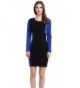 Mooncolour Womens Sleeve Crewneck Bodycon