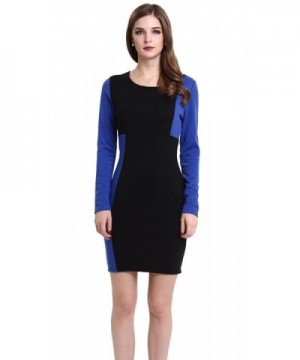 Mooncolour Womens Sleeve Crewneck Bodycon