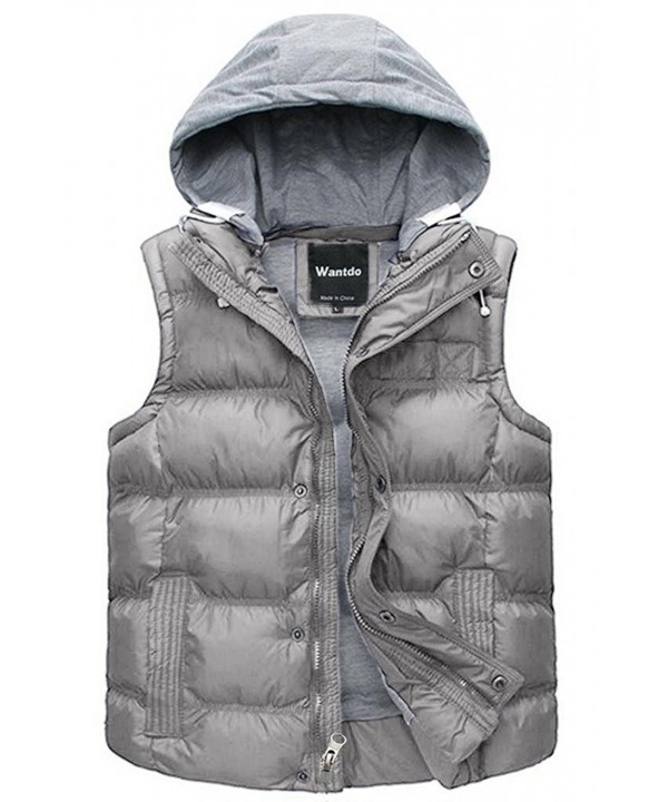 Wantdo Winter Removable Quilted Sleeveless