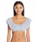 Splendid Womens Chambray Shoulder Bandeau