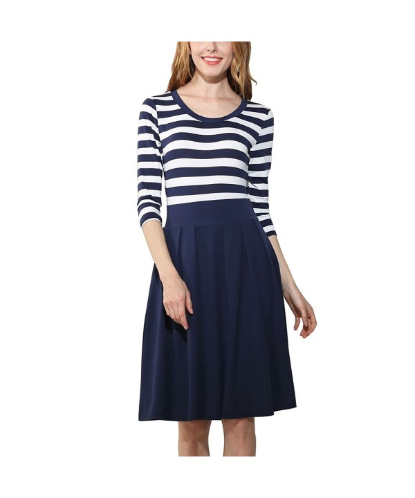 DmsBanga Women Sleeve Casual Stripe