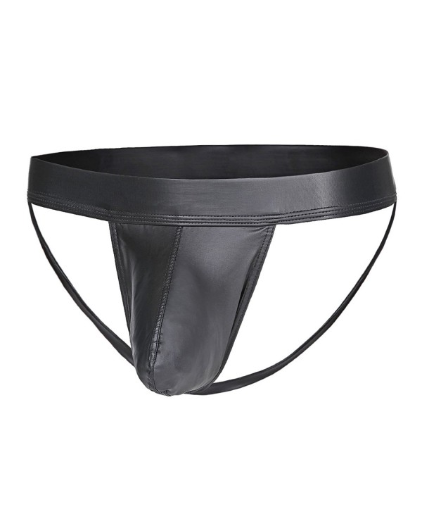 Shengding Underwear Briefs Patent Leather