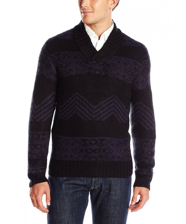 AXIST Jacquard Crossover Sweater Eclipse
