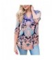 Calflint Womens Floral Sleeve Casual