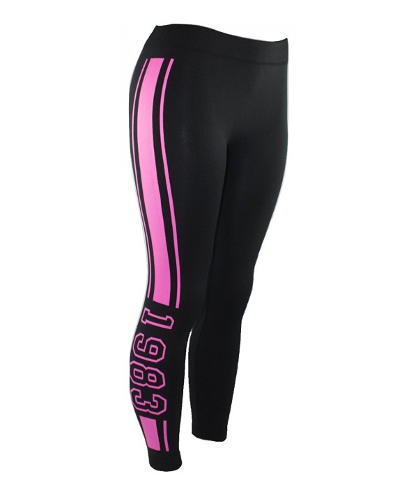 Ladies Stripe Seamless Fashion Leggings