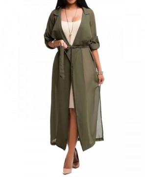 Womens Sleeve Lightweight Chiffon Cardigan