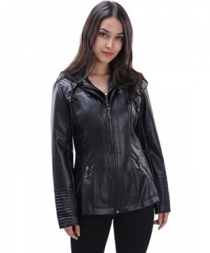 Fancyqube Leather Removable Jackets Outwear