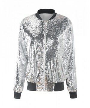 IRISIE Sequins Ribbed Sleeve Baseball