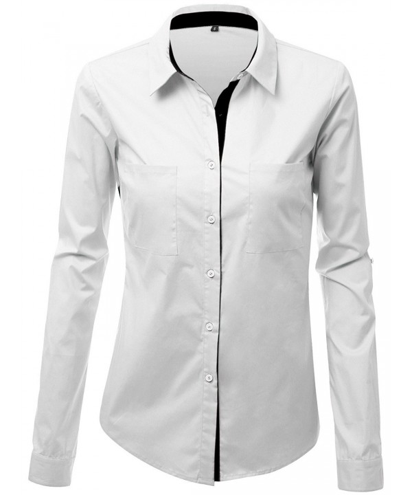 cotton collared shirt womens