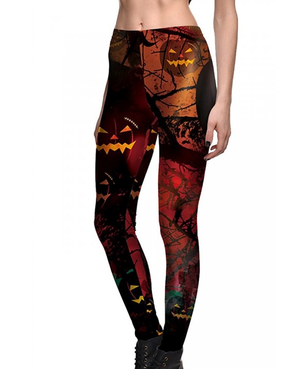 COCOLEGGINGS Pumpkin Lantern Training Leggings