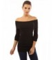 PattyBoutik Womens Shoulder Sleeve Sweater