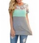 Itsmode Summer Sleeve Casual Blouses