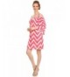 Womens Chevron Print Line Dress