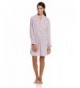 White Orchid Womens Mandarin Sleepshirt