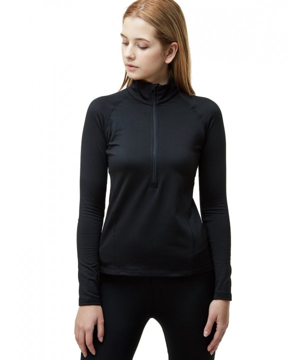 TM XKZ02 BLK_Medium Tesla Womens Winterwear Pullover