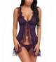 Aranmei Lingerie Patchwork Sleepwear Nightgown