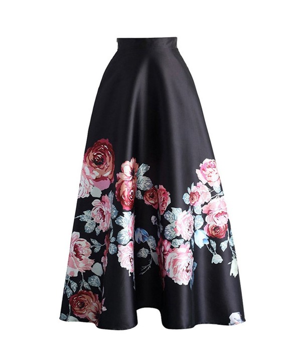 Maxi Skirt Dresses - Black3 - CB189KKKSTM