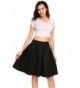 Shine Pleated Vintage Waisted Skirts