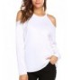 Womens Casual Sleeve Shoulder T shirt